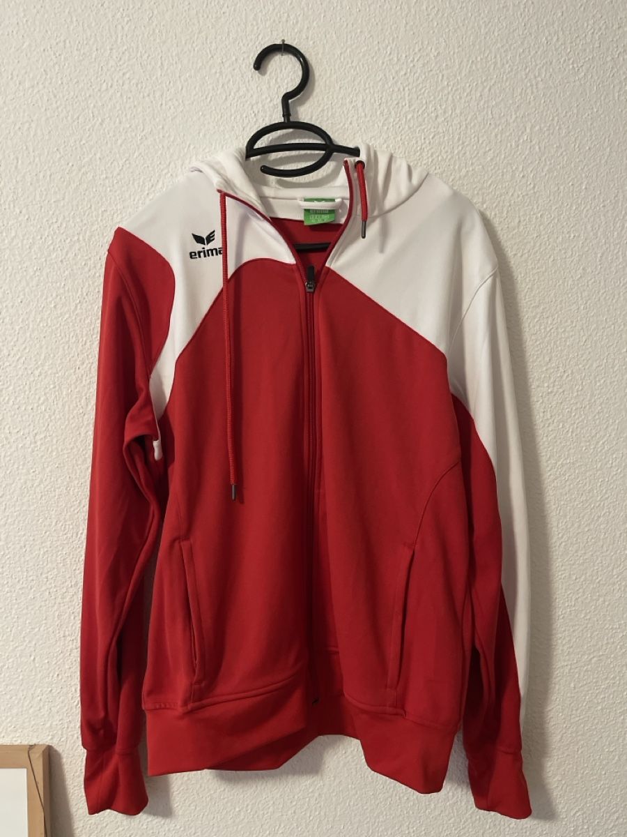 Giacche: Erima Hoodie Red White Size 40 used – Nuovo (secondo la descrizione) da Winterthur venduto da shp_xcc5