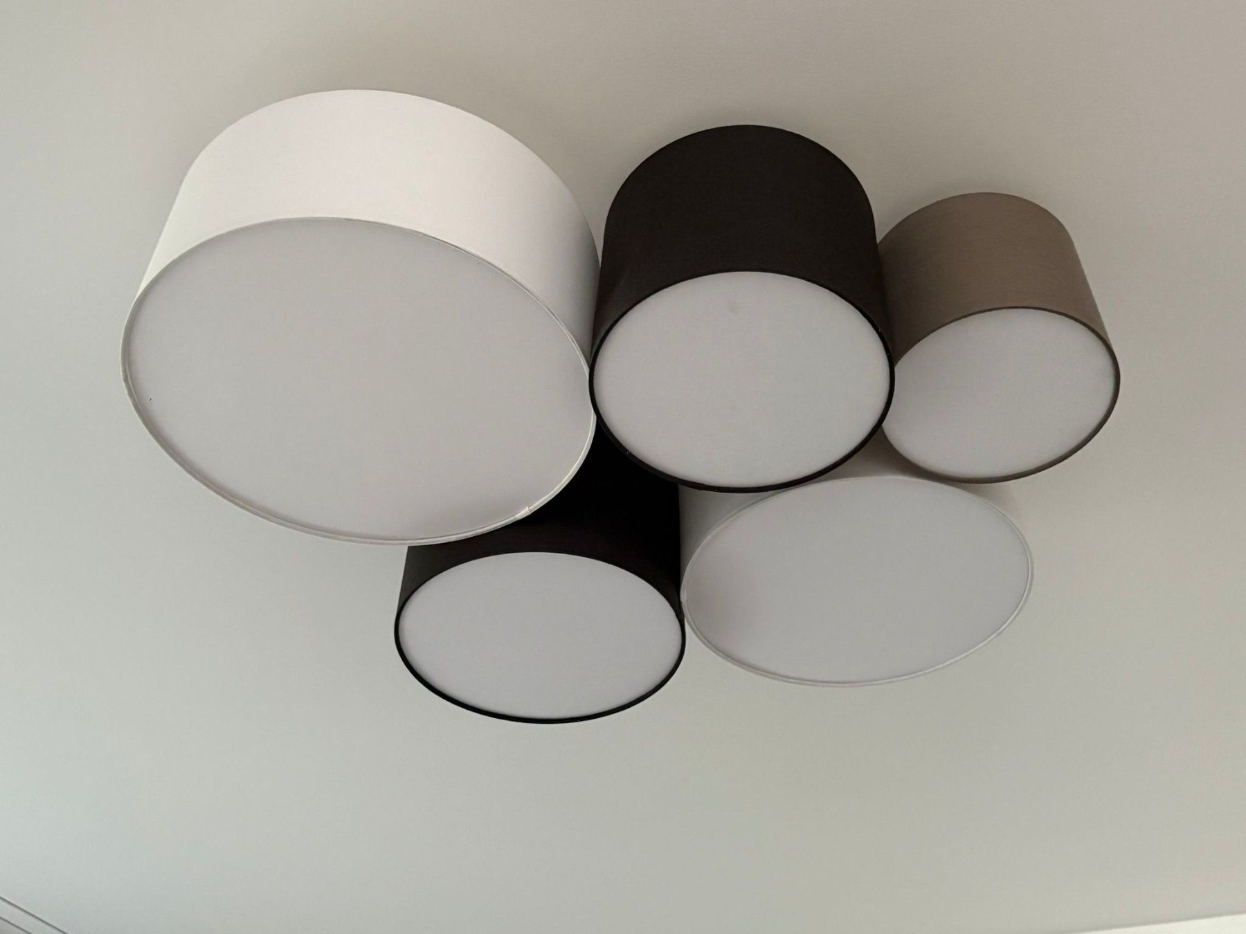 Lampadari & plafoniere: Deckenleuchte Kima - Eisen / Mischgewebe - 5-flammig – Usato da Zürich venduto da ant_r6f8