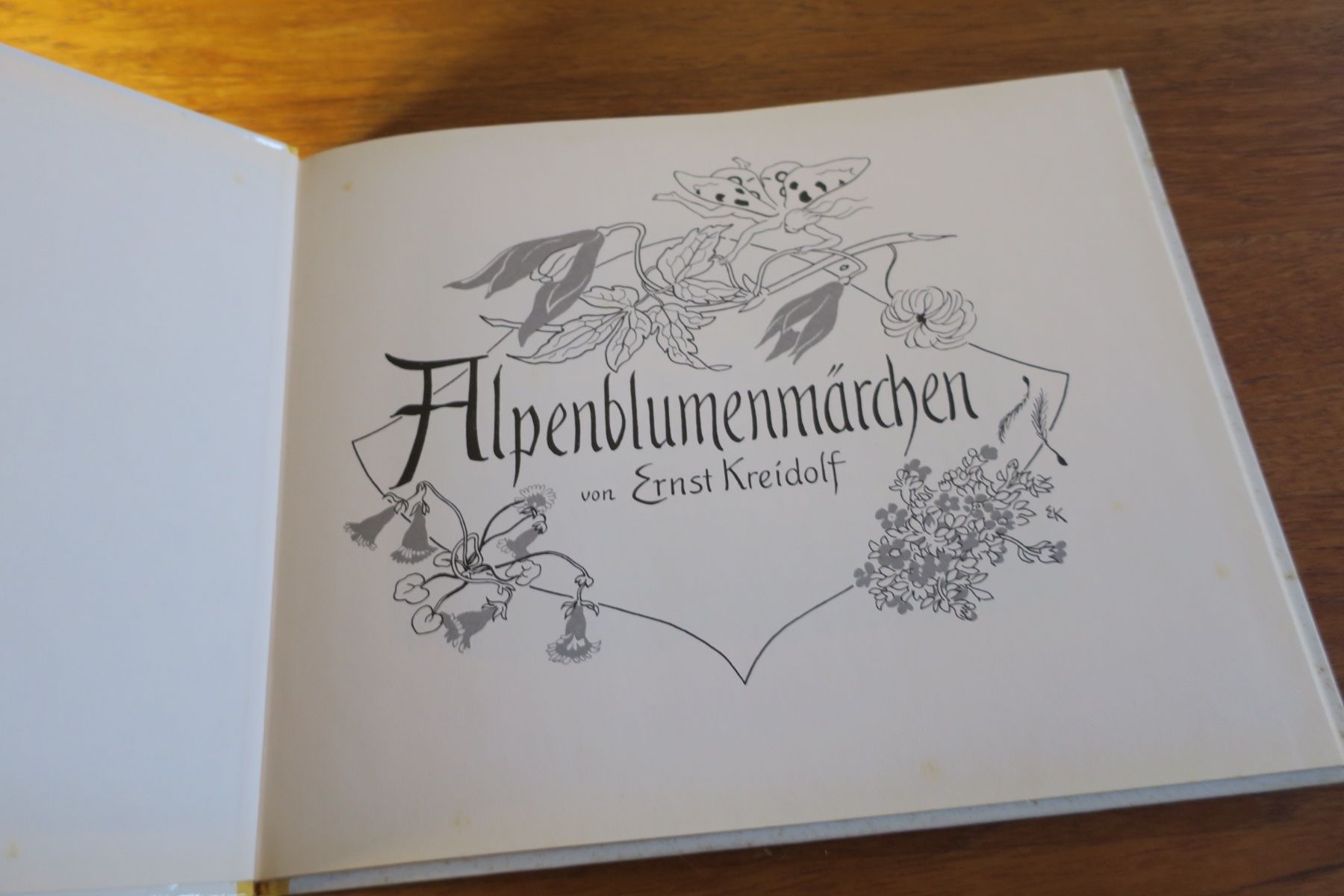 Libri: Ernst Kreidolf / ALPENBLUMENMÄRCHEN – Usato da Langenthal venduto da Riccardamax 3