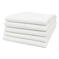 Flanellwindeln 155 x 155 cm weiss, 5 Stk.