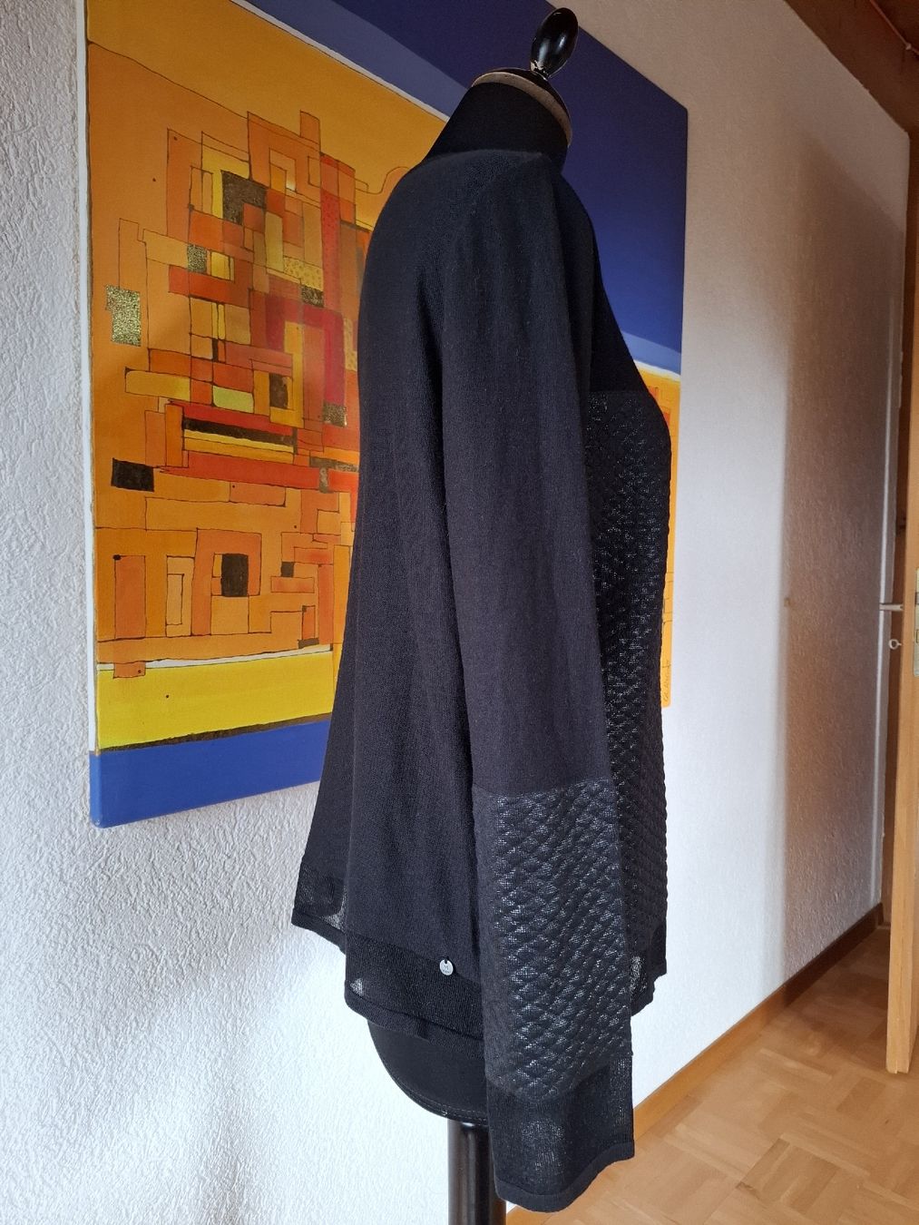 Pullover & Sweatshirts: Pullover Jacket Gr 40 42 DAMEN BASIC Schwarz 1008 Frühling – Gebraucht aus Vinelz von sonnenmond77 4