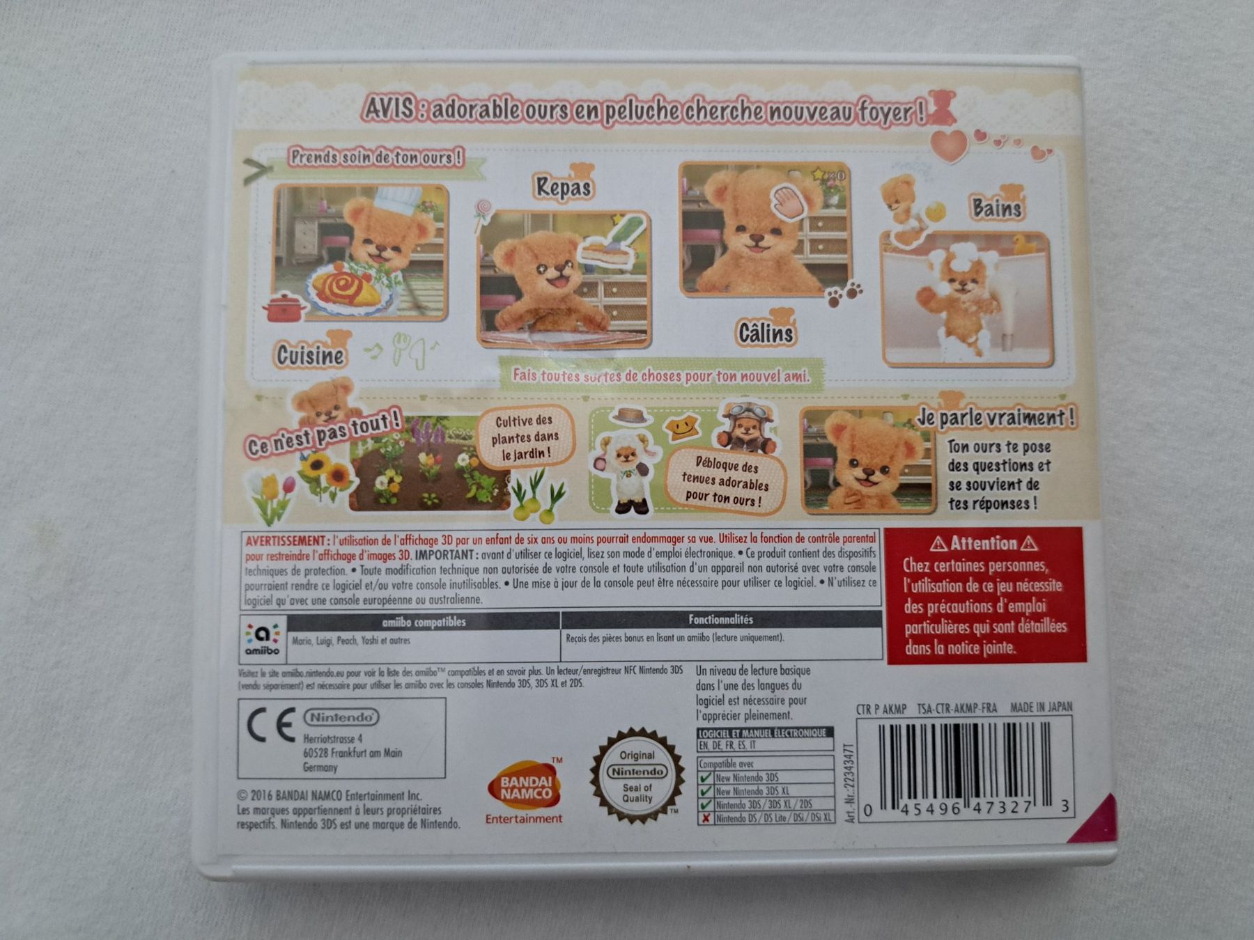 Giochi: Mon Ours et moi Nintendo 3DS – Usato da Genève venduto da eng_7ylp 1