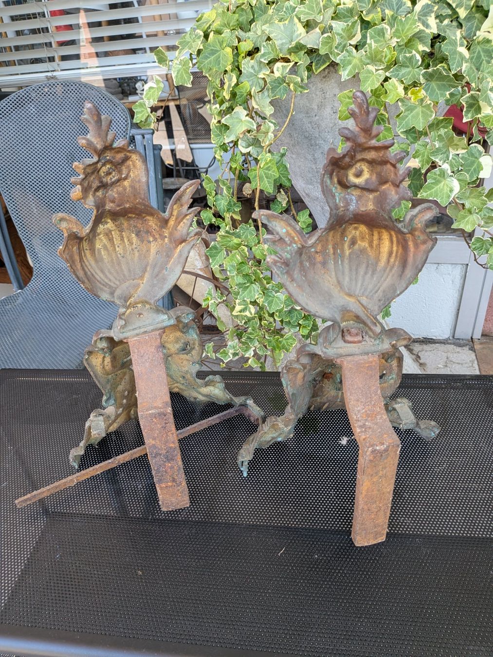 Sculture & Statue: 2 antike Bronze Kaminböcke – Usato da Emmen venduto da Brockofsky 3