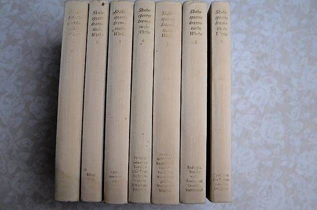 Bücher: Shakespeares dramatische Werke in 7 Bänden – Gebraucht aus Basel von storchenricardo 1