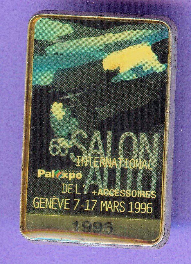 Plaketten & Abzeichen: Genfer Autosalon 1996 – Gebraucht aus Winterthur von Sammleroase