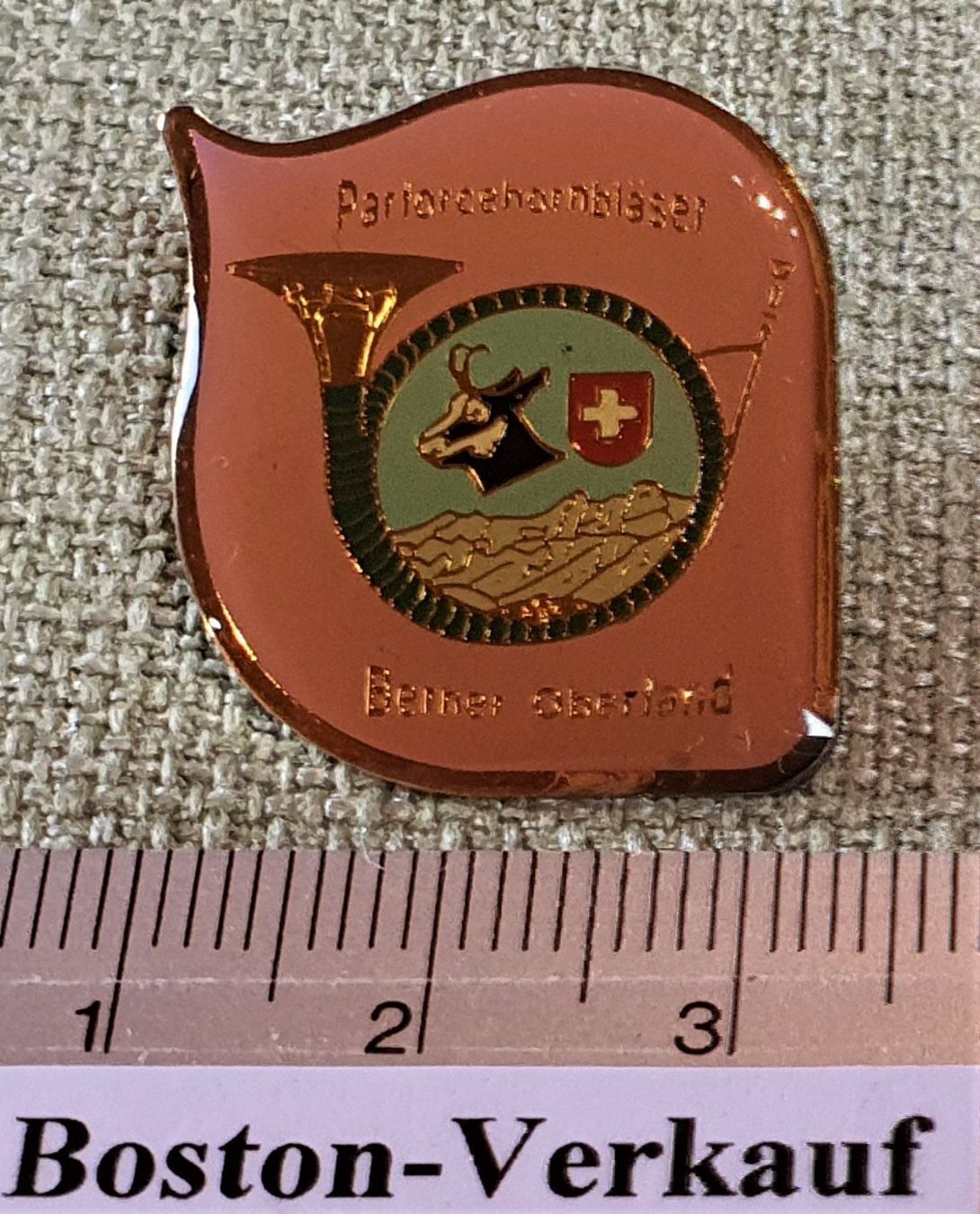 Placchette & Badge: D951 - Pin Parforcehornblaser Berner Ob. – Usato da Reinach BL venduto da Boston-Verkauf 1