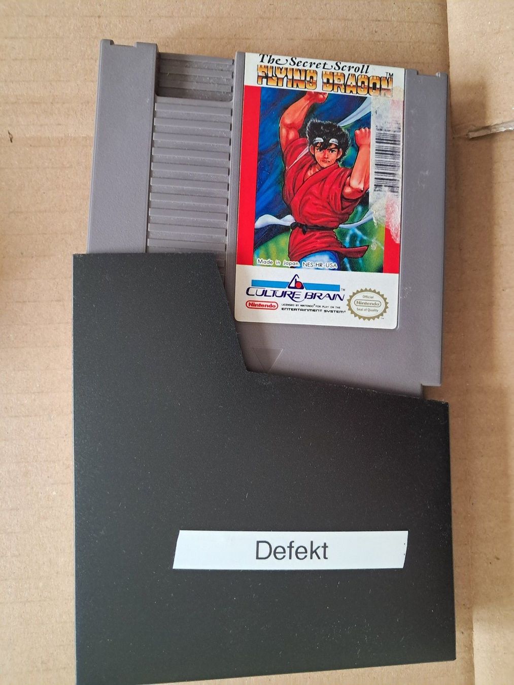 Spiele: Flying Dragon NES US Modul defekt – Gebraucht aus Wallisellen von Cyberfuexli