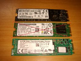 1 stück 128gb m.2 ngff (serial ATA) ssd. Getestet.
