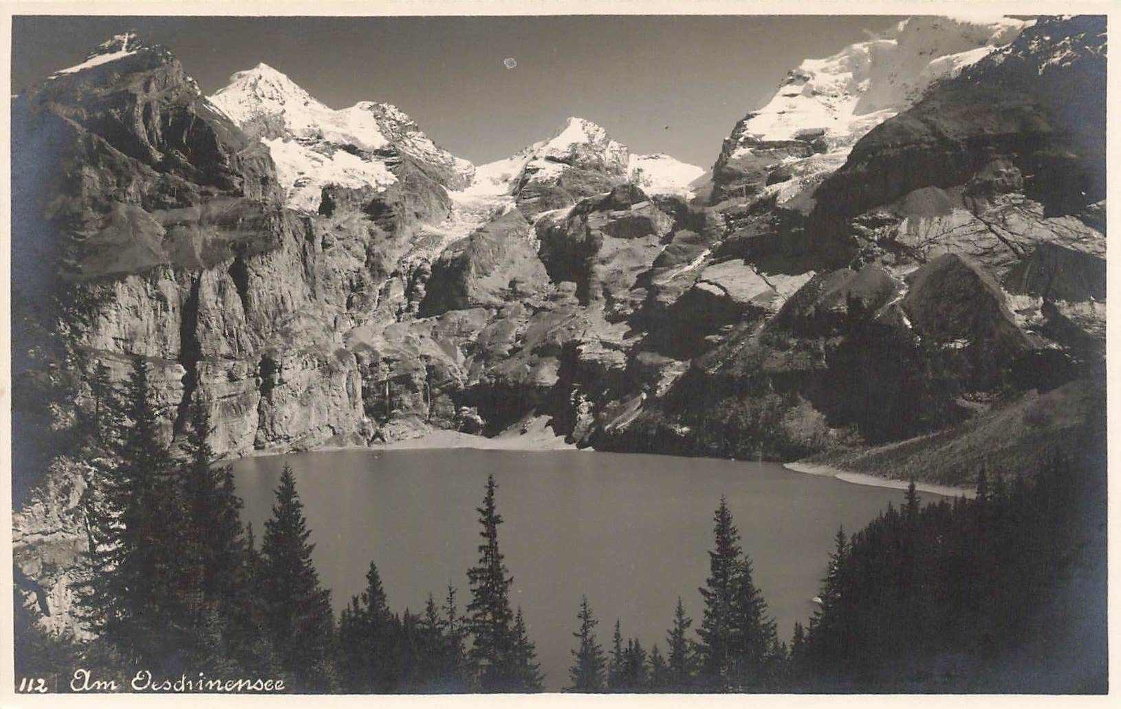 Ansichtskarten: Im oschinensee – Gebraucht aus Biasca von Blenio71