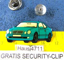 MERCEDES CLK COUPE C208 AUTO PIN GLASIERT MIT SECURITY-CLIP