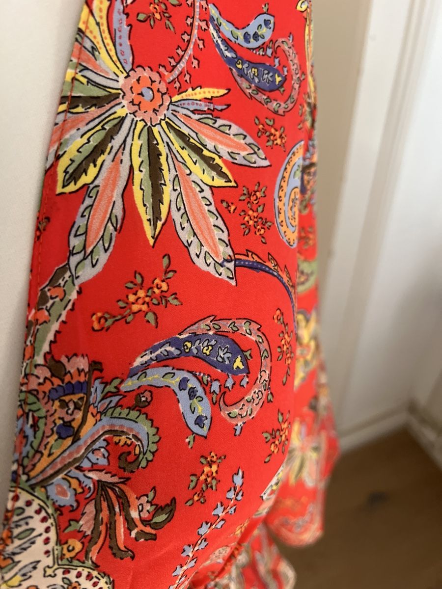 Zara Camicette: Neu: Zara Bluse mit Muster, Rot, Grösse S / M – Nuovo (secondo la descrizione) da Oensingen venduto da SchickeDame 3