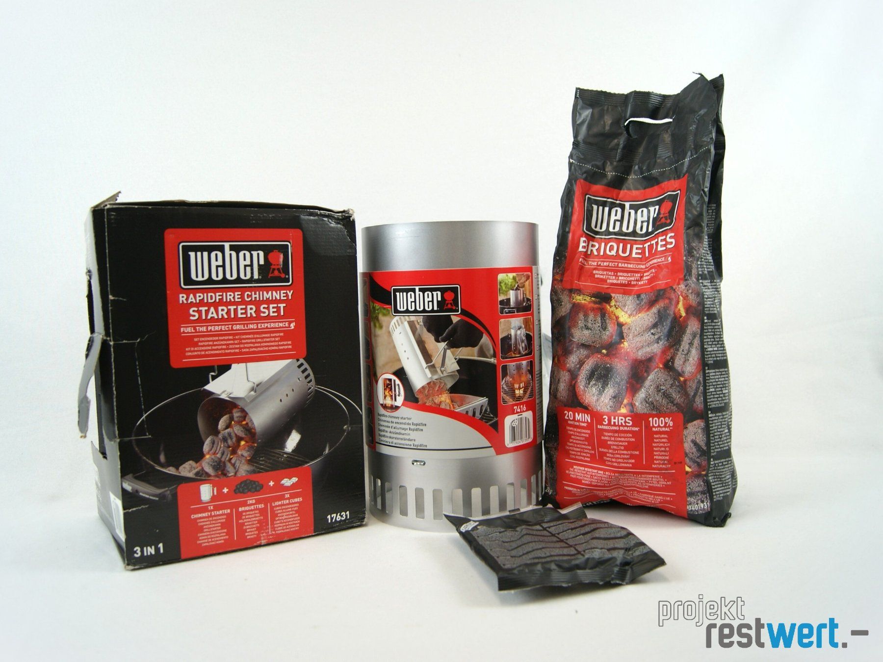 Weber Feuerschale: Rapidfire - Anzündkamin von WEBER – Neu (gemäss Beschreibung) aus Bülach von restwert_buelach
