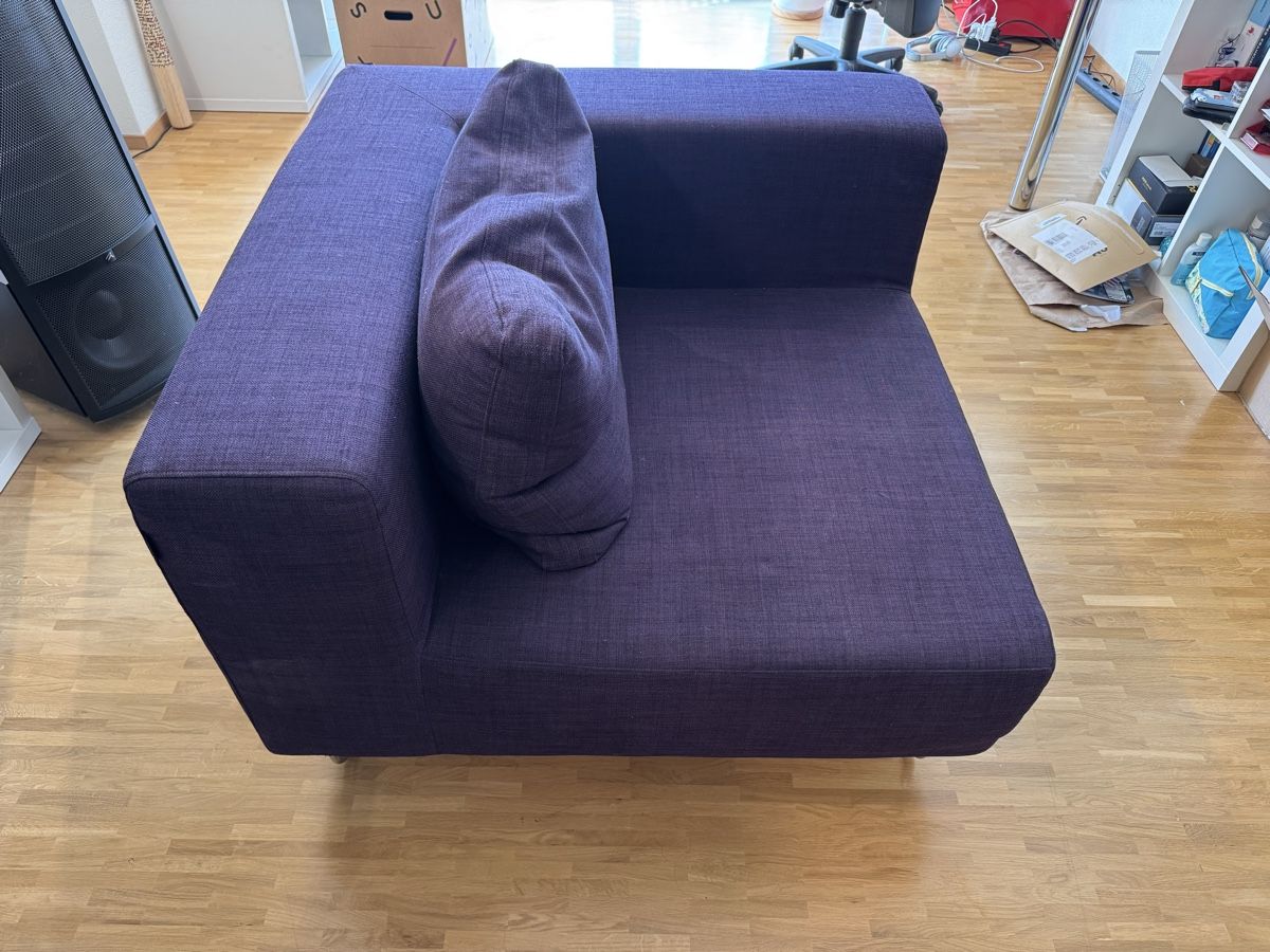 Poltrone: Sessel Sofa Eckstück Violett – Usato da Zürich venduto da Trident17374 1