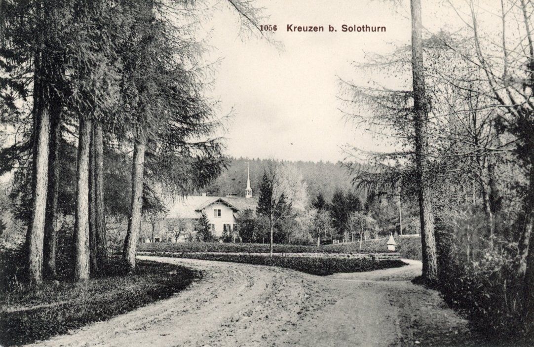 Ansichtskarten: Kreuzen   SO  bei Solothurn – Gebraucht aus Brig von Valcards54