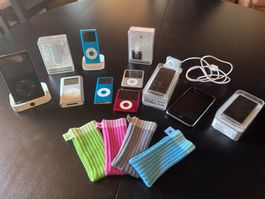 Lot de 12 iPod - Pour collectionneur. État en description.