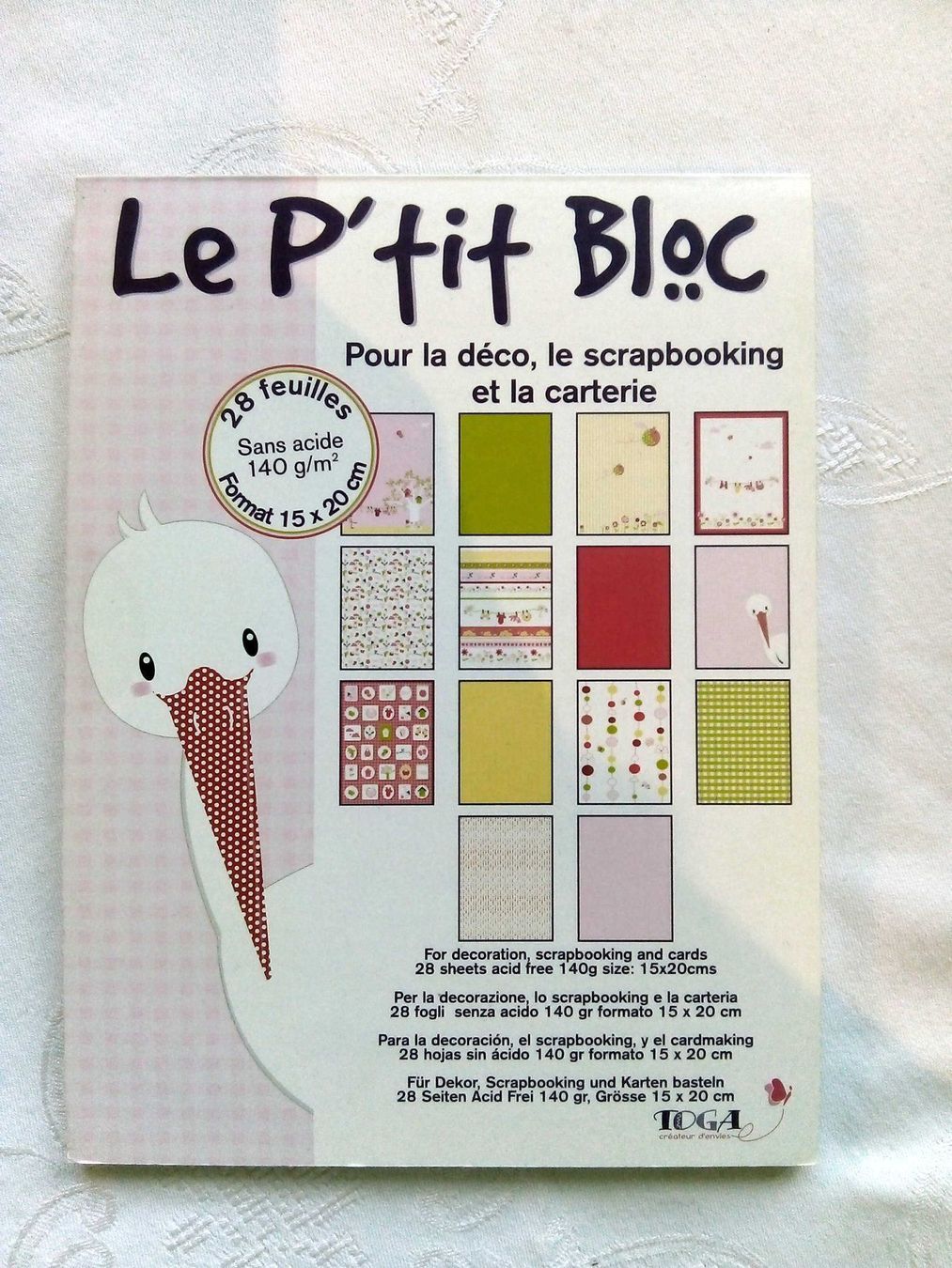 Carta: Scrapbooking Block "Le p'tit Bloc" – Nuovo (secondo la descrizione) da Effretikon venduto da lenalisa63