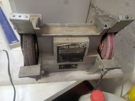Doppelschleifmaschine Miolectric Polierer Schleifbock Schlei