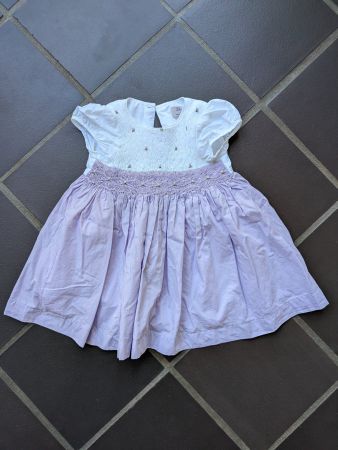 wunderschönes, festliches, handbesticktes Kleid, Gr. 2y