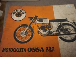 motocicleta Ossa 230 Sport  catalogo général de pizzas
