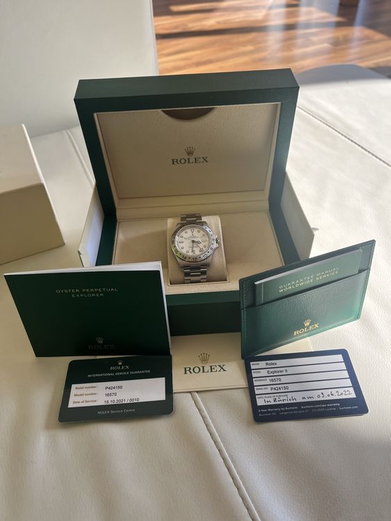 Rolex Orologi: Rolex Explorer II 16570 white polar – Usato da Bern venduto da Minok 2