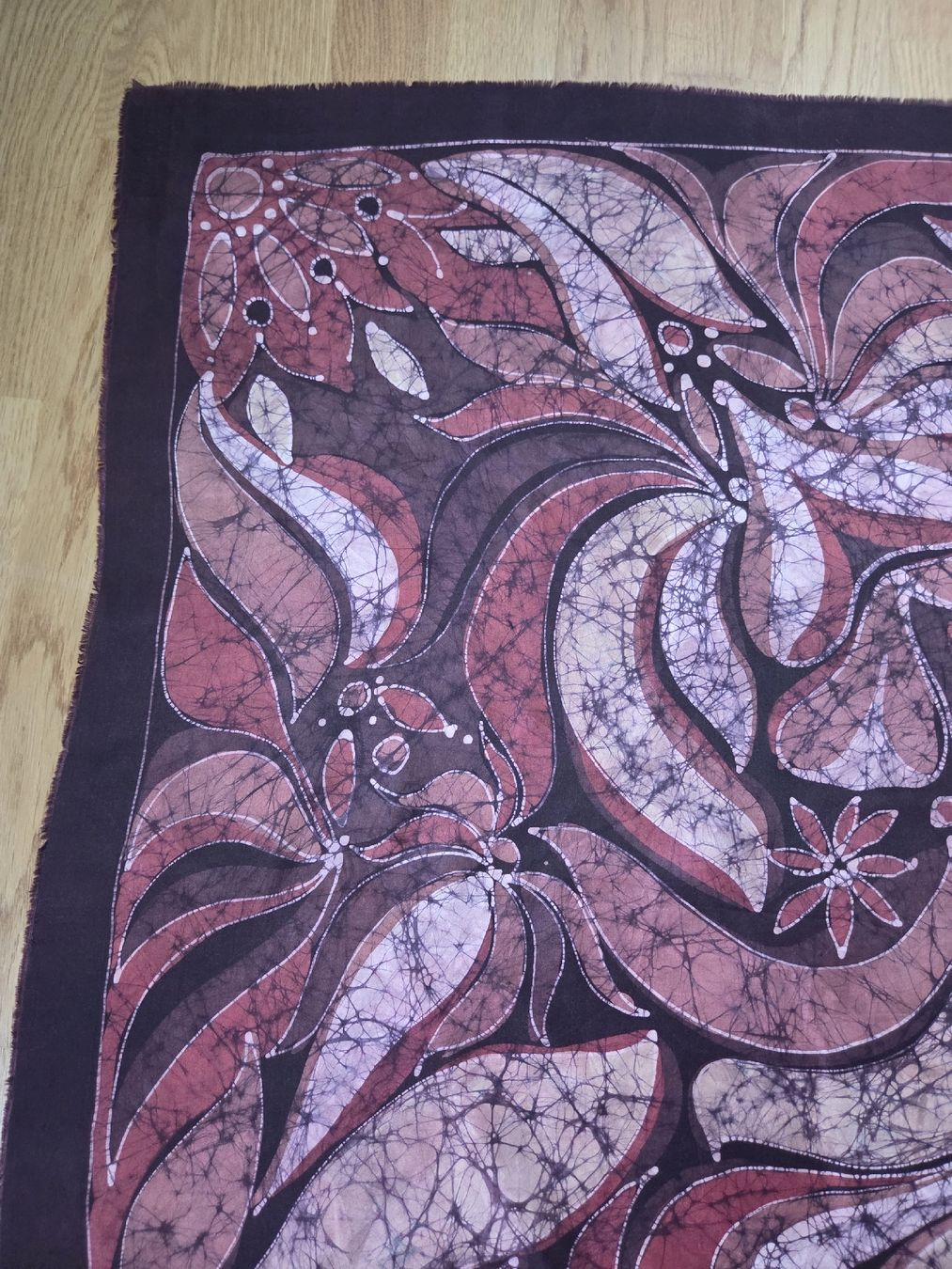 Foulard & Sciarpe: Seidentuch Batik Atelier Heilmann – Usato da Rapperswil SG venduto da lemiii 1