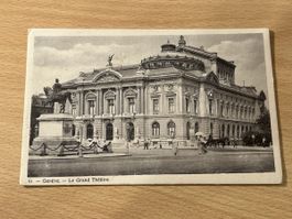 Alte Ansichtskarte Genf, Le Grand Théâtre, Top Zustand