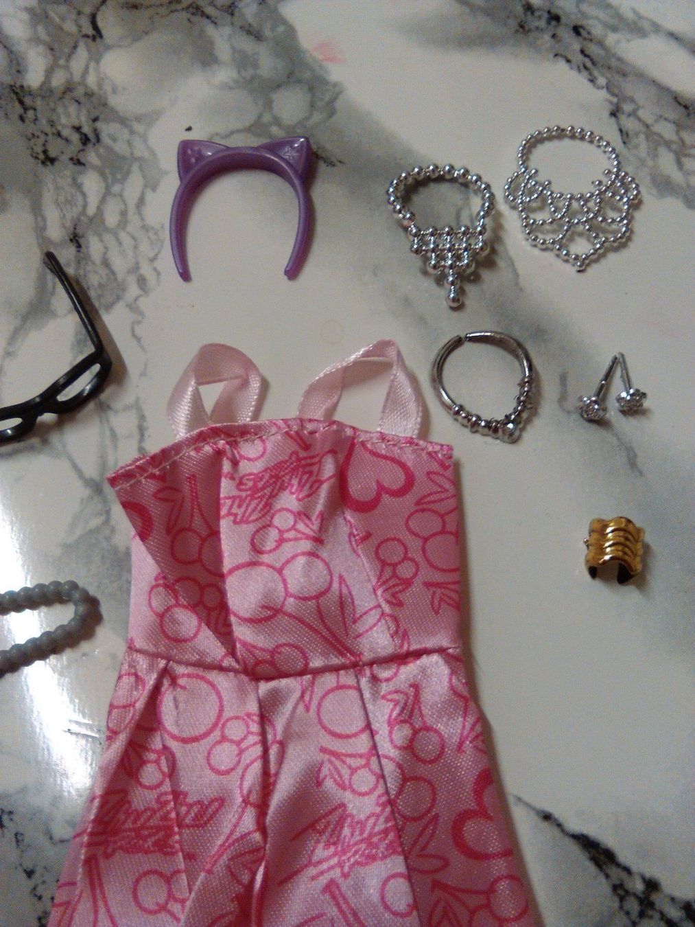 Giocattoli: BARBIE KLEID;;ROSEROT FARBE – Nuovo (secondo la descrizione) da Basel venduto da bijoutrie_4 6
