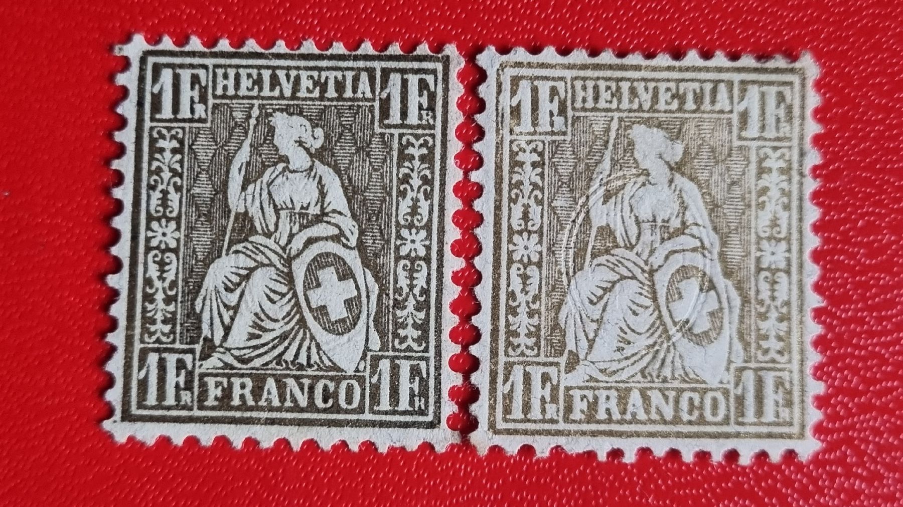 Tutti i francobolli: SITZENDE HELVETIA - FARBNUANCE – Usato da Heimenschwand venduto da rog_p7h9
