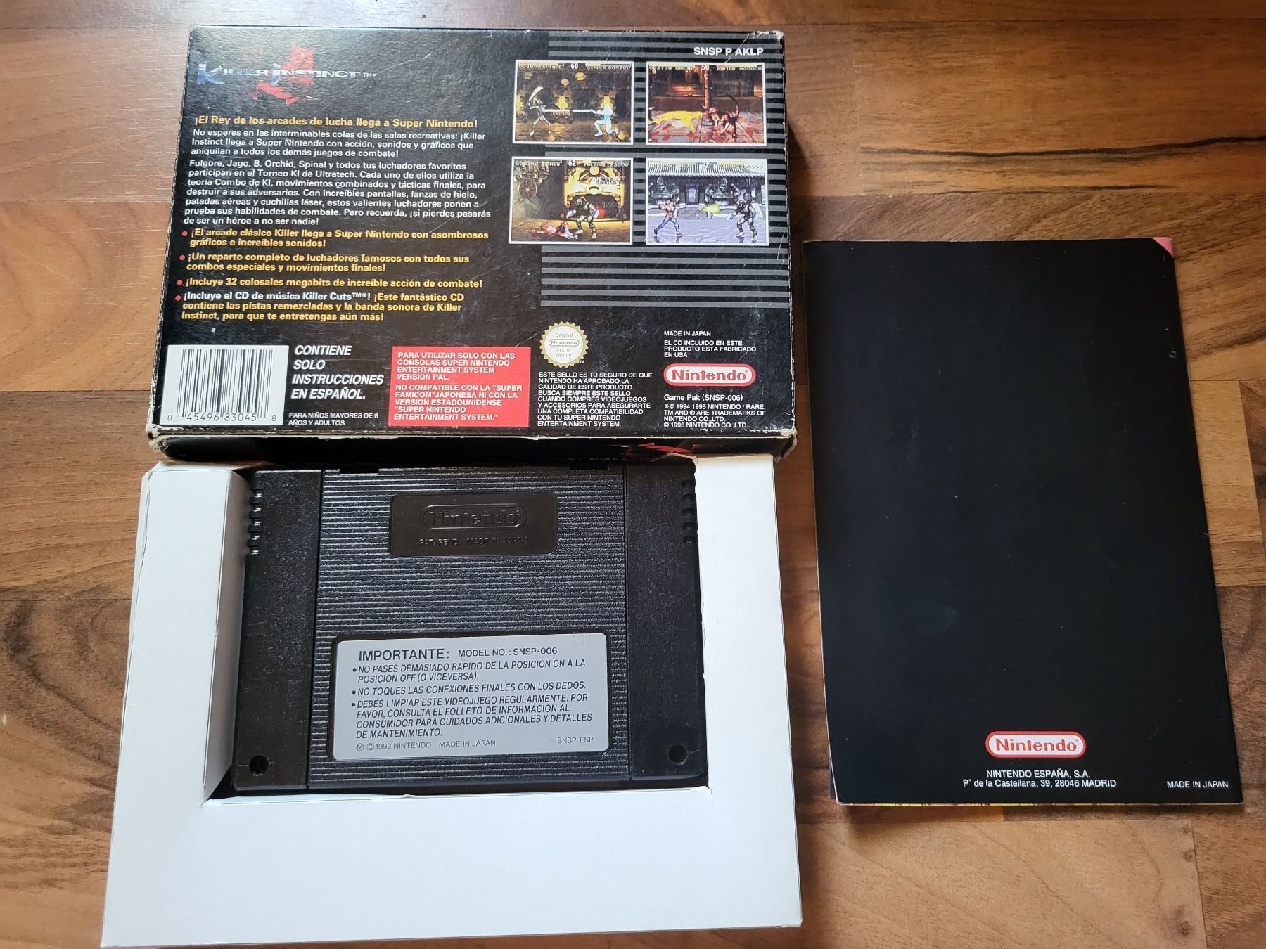 Nintendo Giochi: SNES Killer Instinct PAL – Usato da Gossau SG venduto da B.Stillhard 1