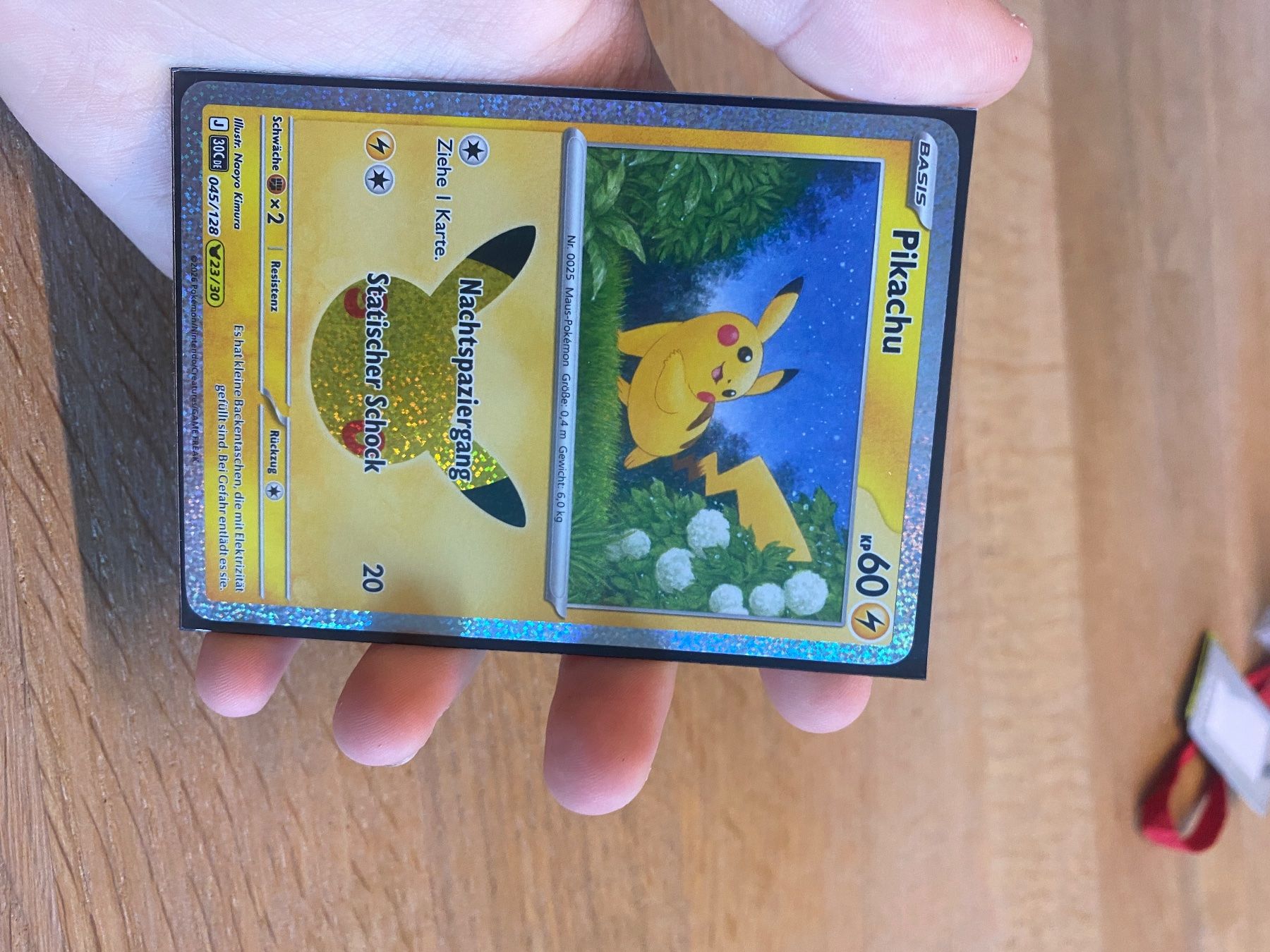 Pokémon Carte collezionabili: Pikachu 30th anniversary 045/128 DE – Usato da Küsnacht ZH venduto da dani.privat 2