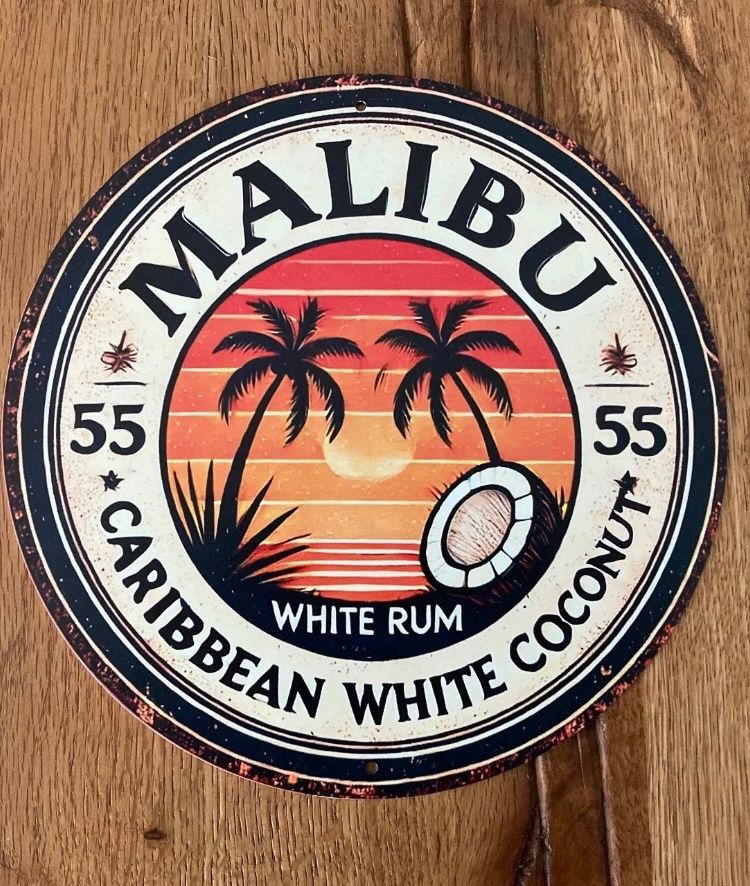 Ecriteaux: Malibu / Schönes Blechschild / 20 CM / neu!!! – Neuf avec emballage d'origine à Bremgarten AG par Eurotiz 1