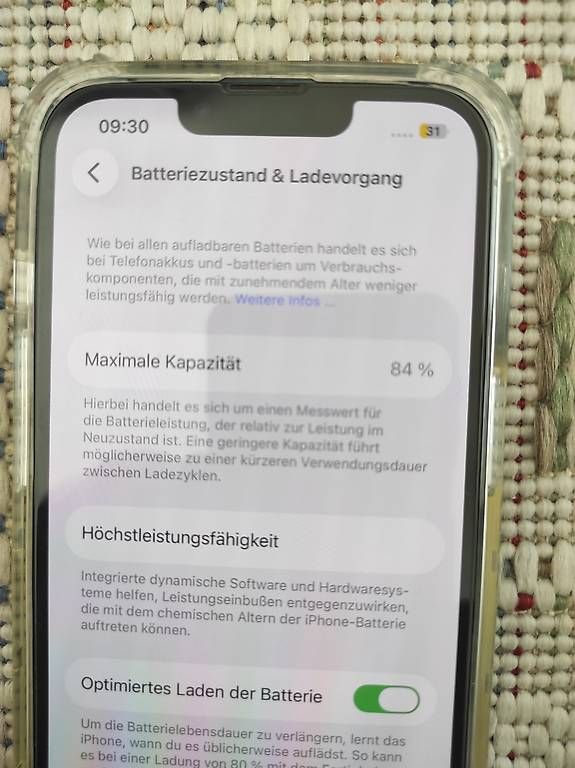 Handys / Smartphones: iPhone 13 Pro Batterie  84% – Gebraucht aus Reinach BL von mil_b29q 1