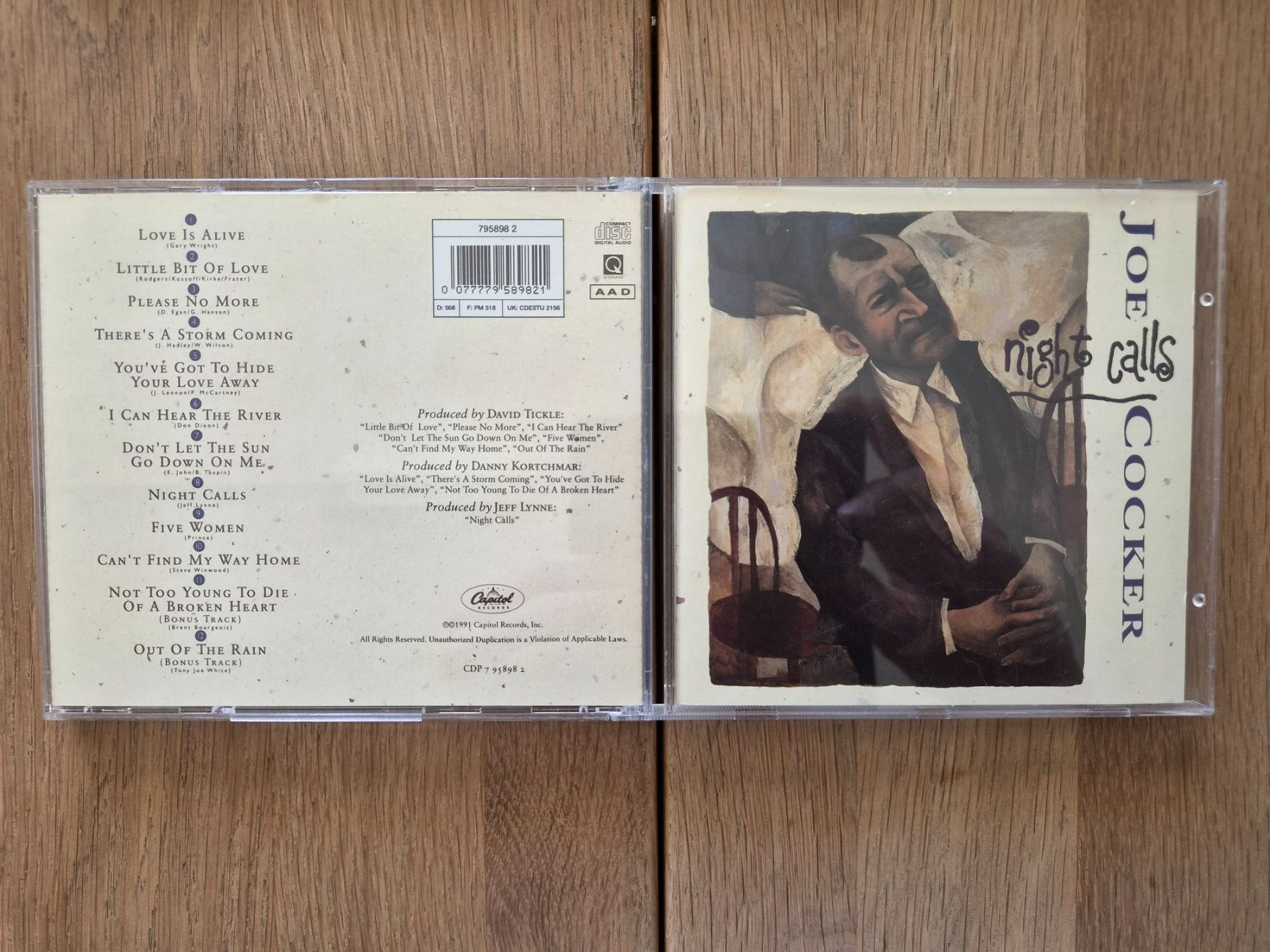 CDs: CD Joe Cocker - Night Calls, 1991 – Gebraucht aus Nebikon von Harley-Davidson01