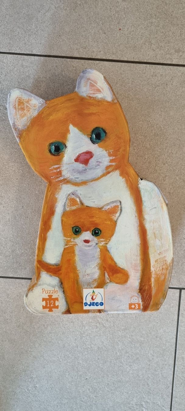 Djeco Puzzle: Djeco, Puzzle, Katze – Usato da Obfelden venduto da Calimero92