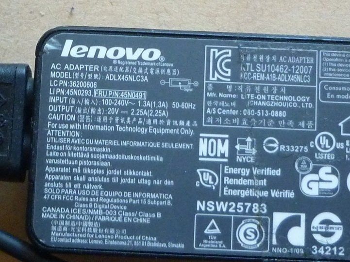 Lenovo Unità & Adattatore: Lot LENOVO-Adapter – Usato da Adliswil venduto da di_hans 2