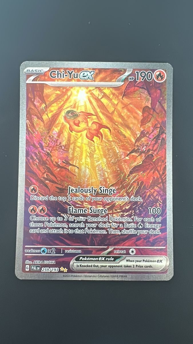 Pokémon Cartes à collectionner: Chi-Yu EX 259/193 EN gratisversand – D'occasion à Gutenswil par cm123