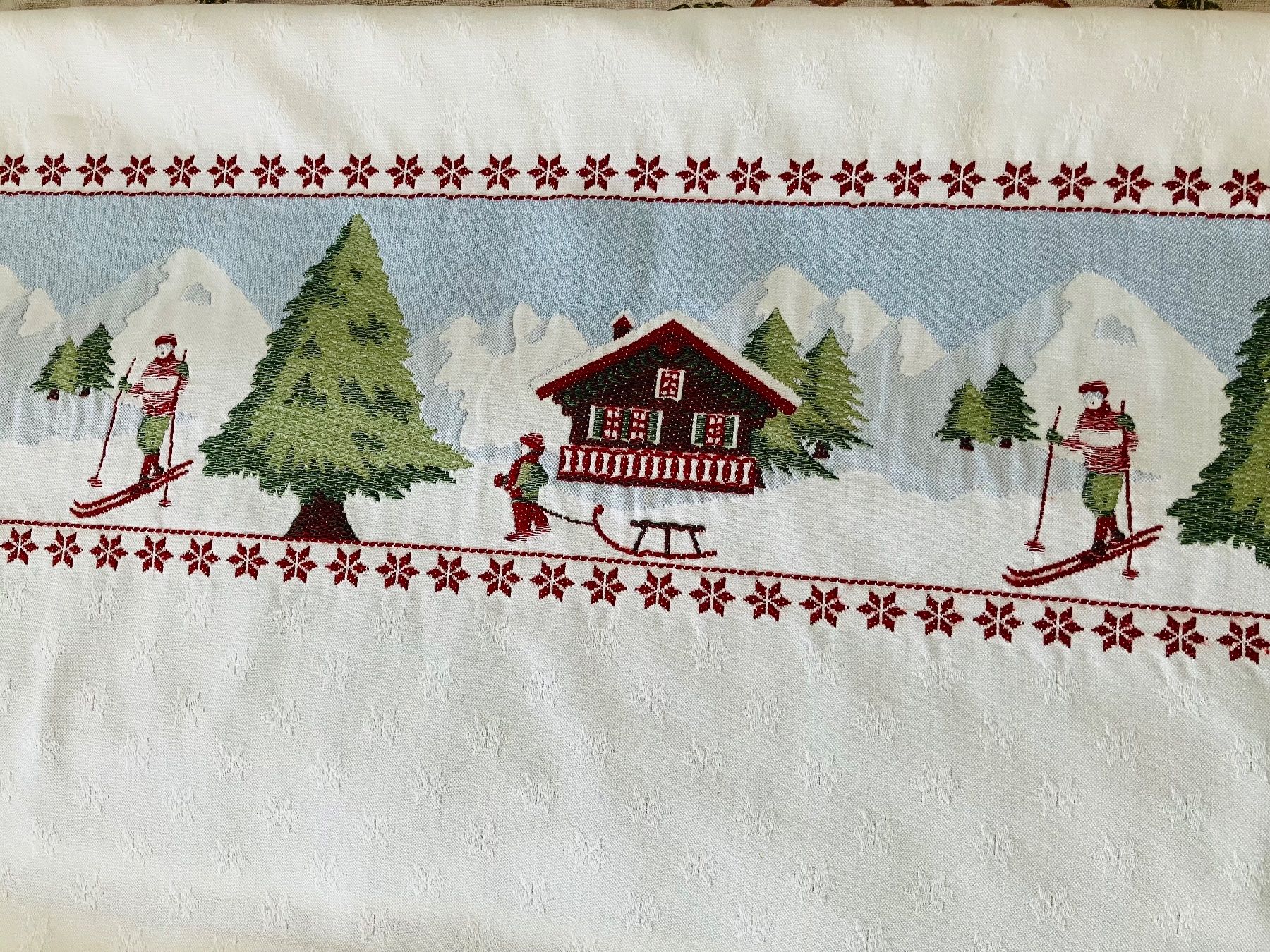 Stoffe: Tissu motifs ski – Gebraucht aus Clarens von Piluka