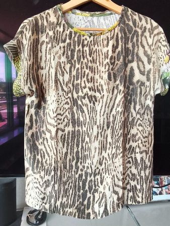 MarcCain Shirt Seide Animal Print Grösse N2/36,38