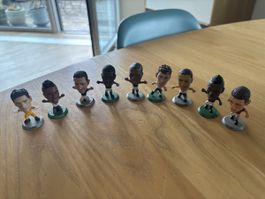 9 SoccerStarz Fussball Figuren Set verschiedene Spieler