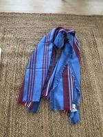 Esprit Schal gestreift blau rot neu mit Etikett