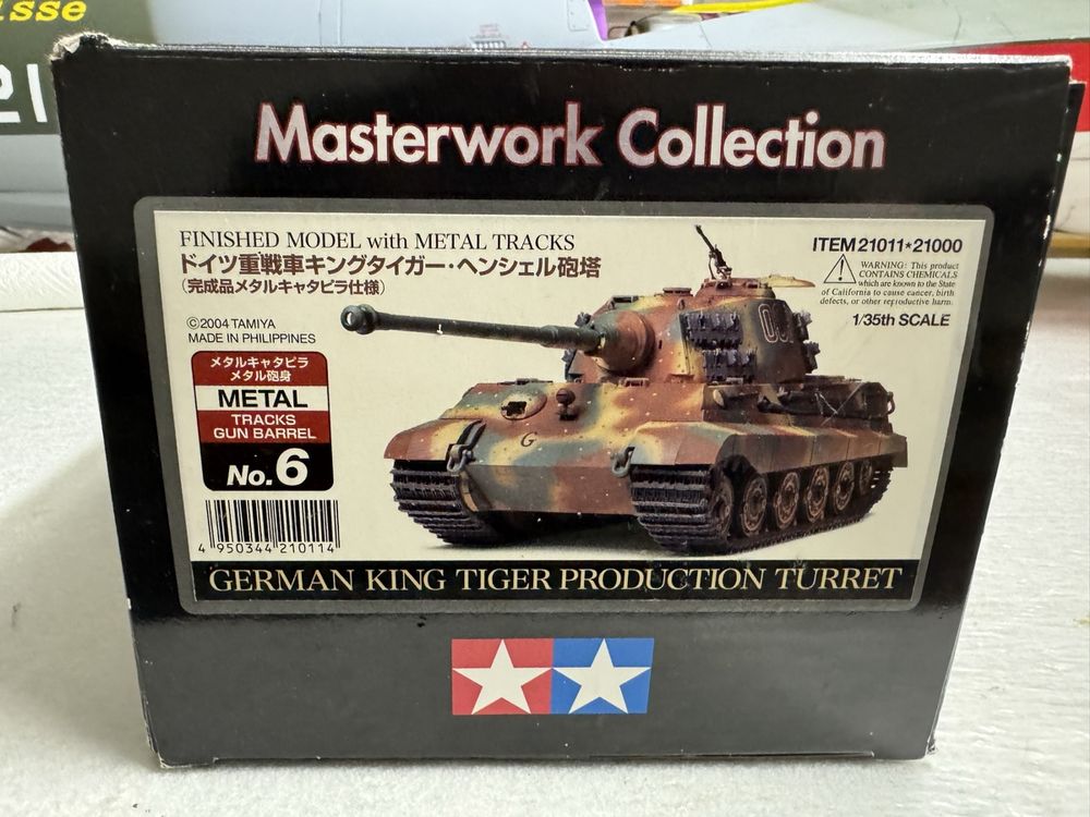 Tamiya Königstiger Turm 1:35 Masterwork Collection Nr. 6 OVP (Neu und ...