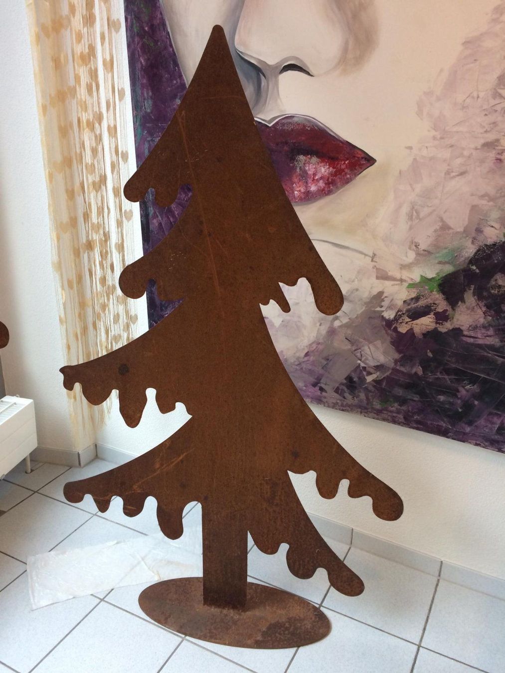 Tutte le decorazioni: Baum aus Rostmetall 160cm – Usato da Winterthur venduto da Raffi41