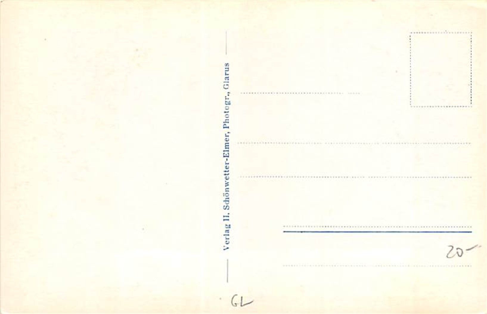 Cartes postales: Glarus mit Glärnisch – D'occasion à Ottikon b.Kemptth. par Neptun1974 1
