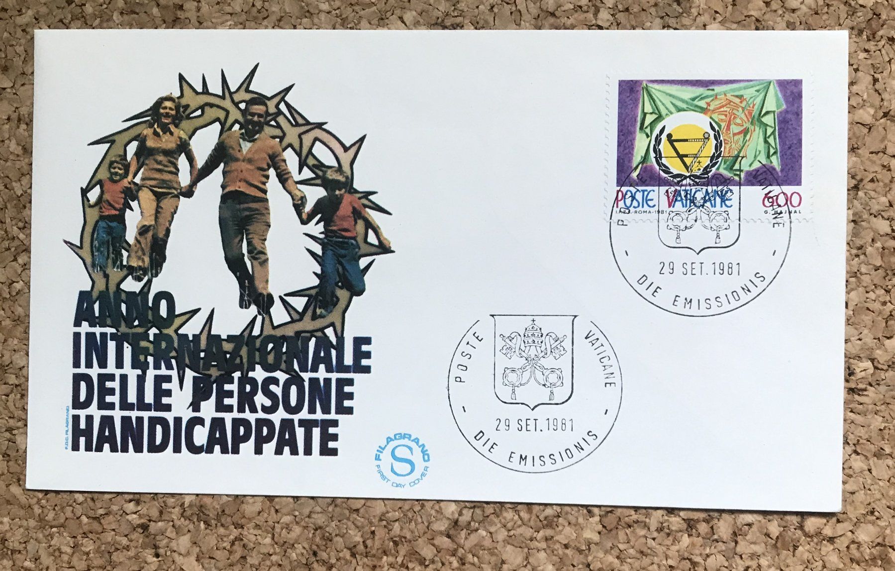 Alle Briefmarken: VATICANE 29.SEP.1981 – Gebraucht aus Ostermundigen von Kari1937