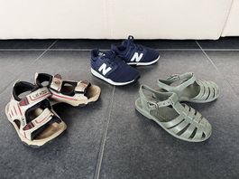 Kinderschuhe Paket, Gr. 23-25, für den Sommer geeignet!