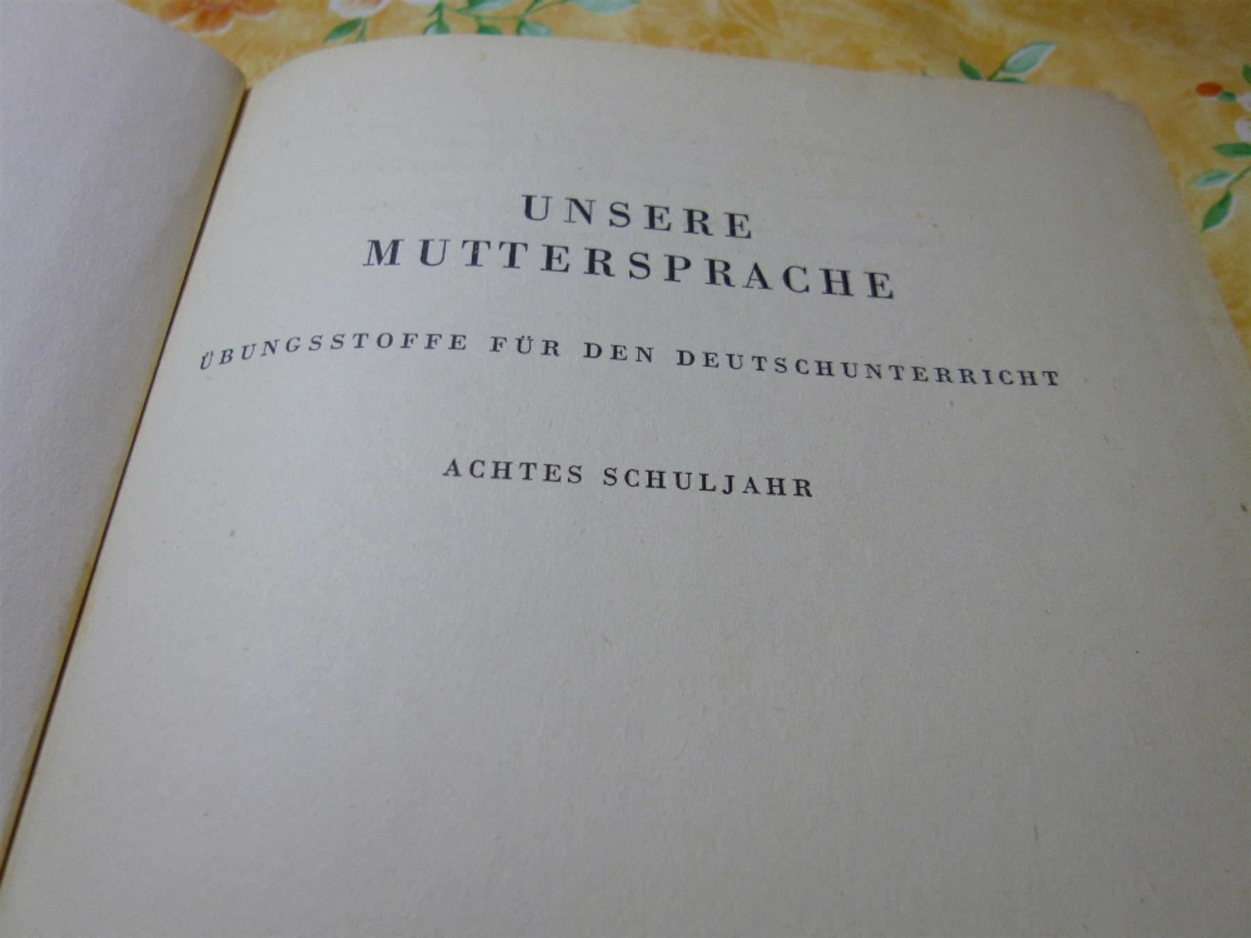 Libri: Unsere-Muttersprache-Klasse8 Lehrer Studium Uni  Lehrer DDR – Usato da Luzern venduto da leseratte24 1