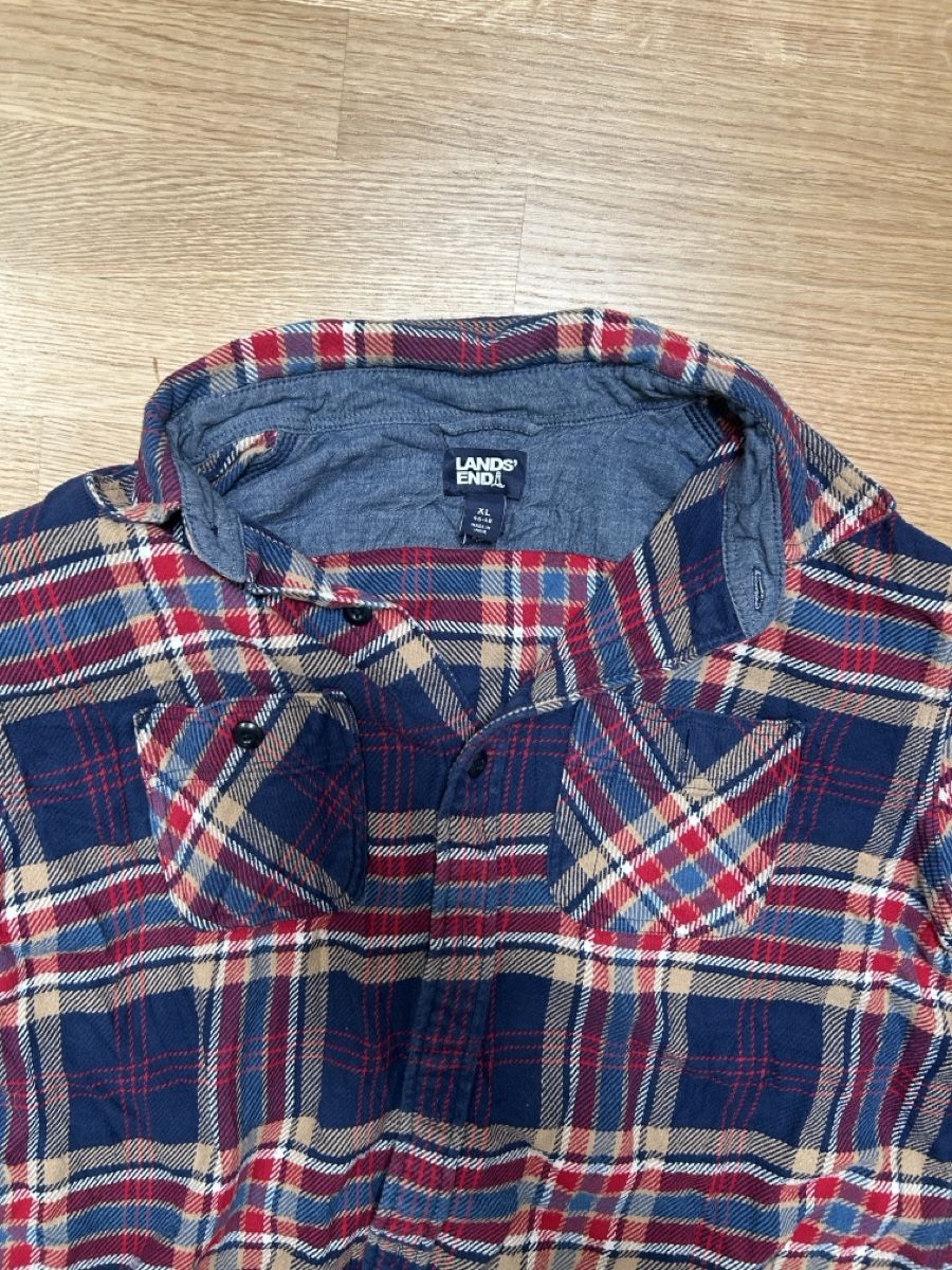 Hemden: Hemd kariert Grösse XL Lands End – Gebraucht aus Luzern von ThrowbackVintage