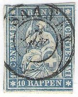 Strubel 23G, sauber gest. Saanen, gut erhalten
