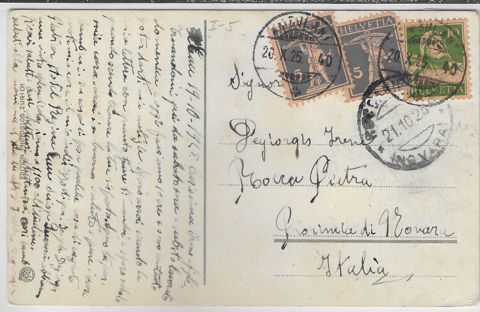Cartoline postali: Caux - Palace-Hotel im Frühling - Litho – Usato da Ettingen venduto da Kartenplanet 1