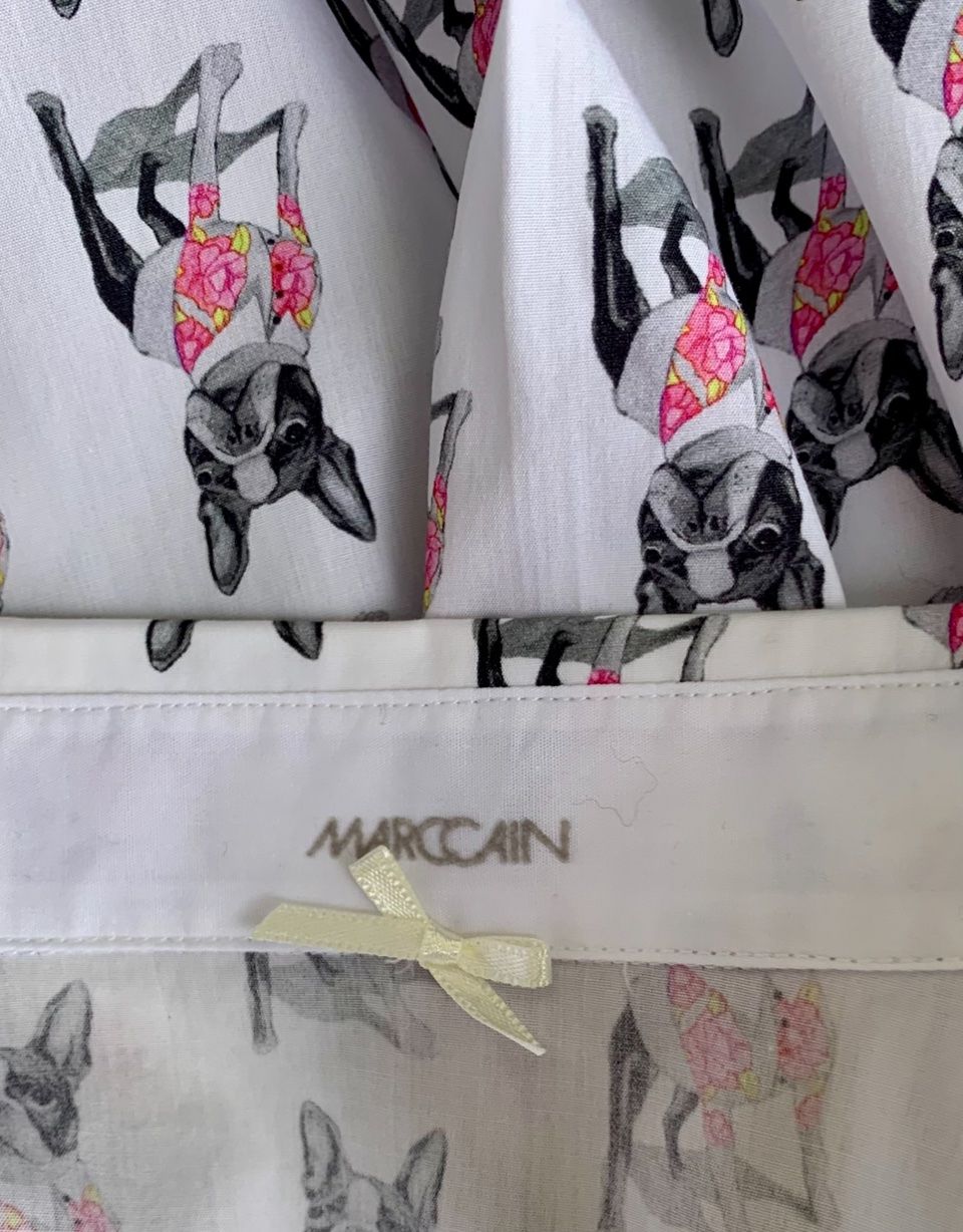 Marc Cain Camicette: Superbe blouse MARCCAIN bouledogues100%coton extra fin t.40 – Nuovo (secondo la descrizione) da Martigny venduto da only__you 7